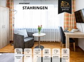 Schicke Ferienwohnung in bester Bodenseelage l 1 Minute zum Bodensee l 1 Zimmer l Vollausgestattete Küche l Free-WLAN l Willkommen im Apartment Stahringen, hotel na may parking sa Radolfzell am Bodensee