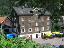 Chalet Hotel Krone, hotell sihtkohas Göschenen