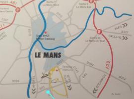 Chambres Le Mans 24 heures: Arnage şehrinde bir kiralık tatil yeri