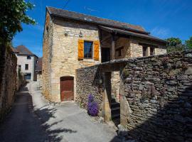 Maison en pierres au coeur du village médiéval de Villeneuve, Ferienunterkunft in Villeneuve d'Aveyron