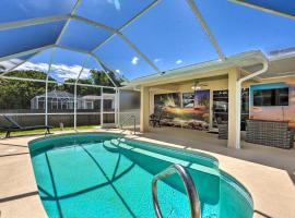 Charming N Fort Meyers Retreat Pool and Lanai!, viešbutis mieste Nort Fort Majersas, netoliese – Pine Island Shopping Center