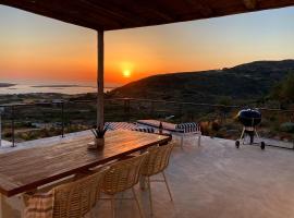 Sun House Paros, hytte i Kampos