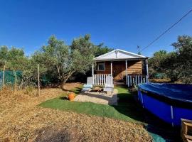 Un chalet dans les oliviers 3 nuits mini, cabin in Nîmes