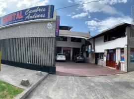 Hostal Cumbres Andinas, habitación en casa particular en Ibarra