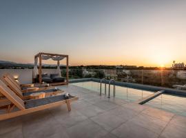 Soleado Villa Chania (rooftop pool), casa de praia em Chania Town