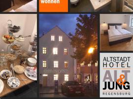 Altstadthotel Alt & Jung, hôtel à Ratisbonne près de : Bahnhof Regensburg-Reinhausen