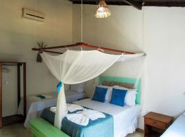 Casa com wifi e churrasqueira na Praia do Espelho, hotel en Trancoso
