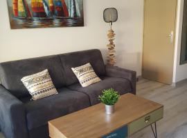 La Galiote, T2 vue port, terrasse et parking, hotel Frontignanban