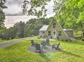 A-Frame Cabin with Hot Tub 5 Mi to Waterford!