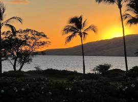 Magnificent Sunsets and Ocean views at Luana Kai, cheap hotel in Kihei