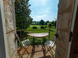 Suite campagnarde près Bordeaux, vue sur les vignes au Château Camponac, hotel em Bourg-sur-Gironde