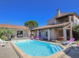 Awesome Home In Lussas With Private Swimming Pool, Can Be Inside Or Outside