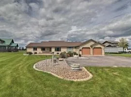 Columbia Falls Home with 1-Acre Yard and Views!