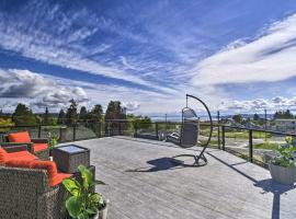 터코마에 위치한 비치 호텔 Ruston Retreat - Mod Home with Rooftop Deck!
