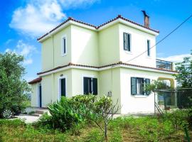 Villa Rania: Ευάερη βίλα με θέα τη θάλασσα, vila mieste Liksūris