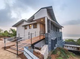 SaffronStays Ahilya Waters - 3BR Pawna villa, infinity pool, 270 terrace views, bonfire & AD-featured estate