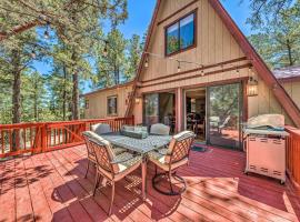 Pet-Friendly Ruidoso Cabin with Deck and Grill!