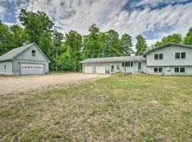 Mancelona Home with Deck, 8 Mi to Torch Lake!