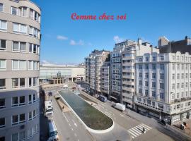 Lichtrijk en comfortabel hoekappartement met gratis parking en zeer centraal gelegen - Comme Chez Soi โรงแรมใกล้ Casino Kursaal ในออสเทนด์