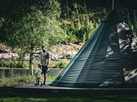 Morgedal Lavvo Camping, glamping site in Morgedal