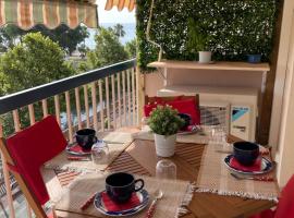 VUE SUR MER - Magnifique appartement tout confort - Terrasse et parking priv&eacute; &ndash; hotel w Cagnes-sur-Mer
