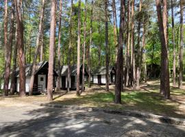 Chatová osada Zelený Háj, campsite in Merklín