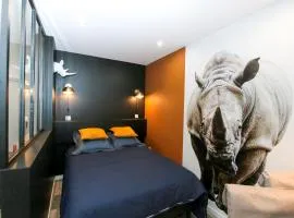 Le Rhinocéros, T1 hypercentre chic et cosy, Wifi par SOVALFI