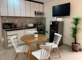 Acogedor departamento amoblado en san miguel, primer piso, wifi.