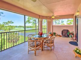 Sunny Punta Gorda Condo with Golf Course View!, hotel in Burnt Store Marina