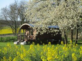 Roulotte panoramique du Moulin，Châtillon-sur-Marne的自炊式住宿