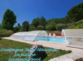 Campagne SAINT MAURINET、Montmeyanのコテージ