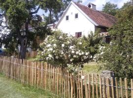 Útulný domek s malou zahrádkou, hotel with parking in Dačice