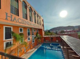 Hotel Hacienda Morales. โรงแรมใกล้สนามบินนานาชาติเดลบาฮิโอ - BJXในกัวนาฮัวโต