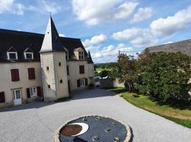 Gîte château d'Espalungue, piscine et SPA, hotel económico em Dognen