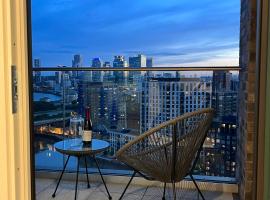 Luxury penthouse with stunning views near Canary Wharf, hotell Londonis huviväärsuse O2 Arena lähedal