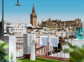 MonKeys Apartments Luxury Penthouse Cathedral & Terrace, hotel cerca de Edificio del Archivo General de Indias, Sevilla