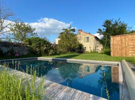 Maison de rêve avec piscine au milieu des vignes, maison de vacances à Berrie