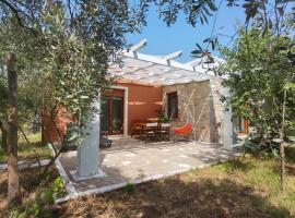 Elea Stone Houses in organic quiet olive grove, Prinos, Thassos, accessible hotel in Prinos