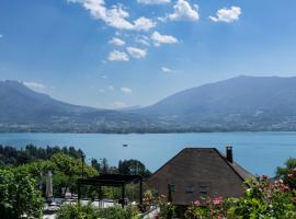 T3 avec vue imprenable sur le lac d'Annecy, apartamentai mieste Verjė du Lakas