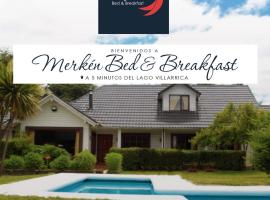 Merken Bed & Breakfast, casa de hóspedes em Villarrica
