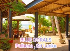 Blue Corals Beach Bungalow, отель в городе Madihe East