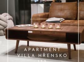 Apartment Villa Hřensko 132、フジェンスコのキッチン付きホテル