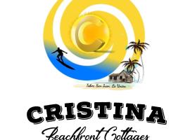 CRISTINA Beachfront Cottages, B&B in San Juan