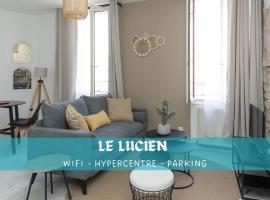LE LUCIEN Eco-Appart'Hôtel - Angouleme - Centre - Wifi - Parking privé - Classé 4 étoiles, holiday rental in Angoulême