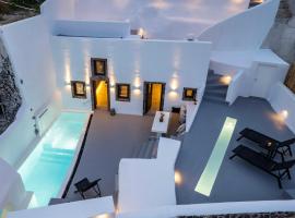Alme Luxury Cave Villas、Vóthonのホテル
