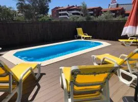 3 bedrooms house at Albufeira 900 m away from the beach with city view private pool and furnished terrace