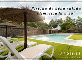 Jardines Villaverde, hotel Villaverde Pontonesben