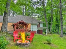 Fire Pit and Porch! Rustic Linville Falls Cottage