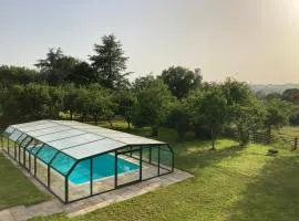 Large House On Farm With Own Heated Pool, As Seen On BBC TV