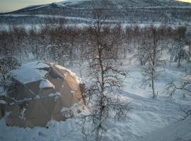 Aurora Dome, luxury tent in Kiruna